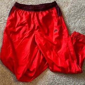 Nike Red Track Pants